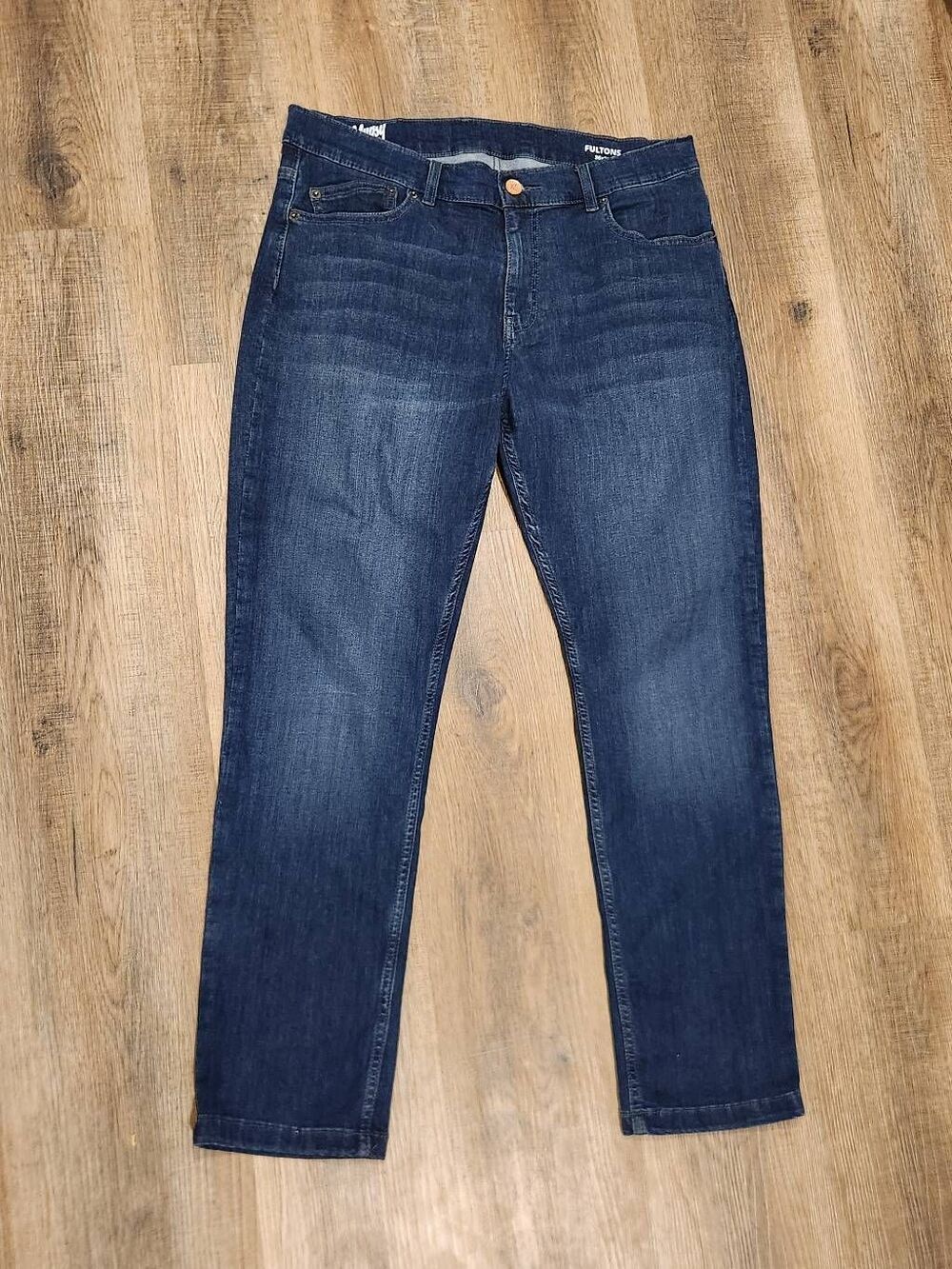 Mugsy Fultons Classic Fit Denim stretch fabric Jeans Men's 36x29.5 Blue